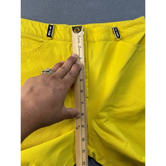 St John Sport Essentials Yellow Pants Size 6 Stretch Preowned - Picture 5 of 8